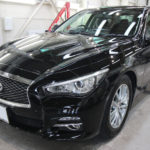 ガラスコーティング　名古屋市名東区より　日産　スカイライン　入庫です。