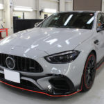 ガラスコーティング　愛知県みよし市より　ベンツ   AMG C63S　入庫です。