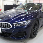 ガラスコーティング　愛知県日進市より　BMW   840i　入庫です。