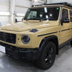 ガラスコーティング 愛知県豊田市より ベンツ G400d 入庫です。