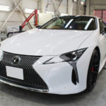 ガラスコーティング 愛知県豊田市より レクサス LC500コンバーチブル 入庫です。
