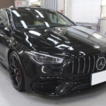 ガラスコーティング 名古屋市千種区より AMG CLA45S 入庫です。