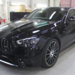 ガラスコーティング 愛知県岡崎市より AMG E53 入庫です。