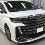 セラミックコーティング 名古屋市南区より トヨタ ヴェルファイア 入庫です。