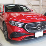 ガラスコーティング　名古屋市南区より　ベンツ　E350e　入庫です。