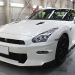 ガラスコーティング 愛知県より 日産 GT-R 入庫です。