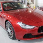 ガラスコーティング 豊田市より マセラティギブリS 入庫です。