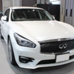 ガラスコーティング 名古屋市港区より 日産 フーガ 新車入庫です。